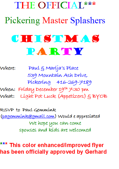 PMS - XMAS Party Flyer - Dec 19, 2014